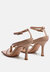 Marcia Ankle Strap Mid Heel Sandals