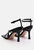 Marcia Ankle Strap Mid Heel Sandals