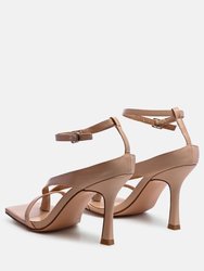 Marcia Ankle Strap Mid Heel Sandals