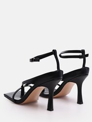 Marcia Ankle Strap Mid Heel Sandals