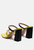 Marve Color Block Heeled Sandals