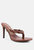 Melodrama Stiletto Heel Braided Thong Sandals