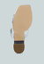 Merengue Textured High Block Heel Sandals