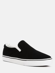 Merlin Canvas Slip On Sneakers