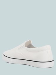 Merlin Canvas Slip On Sneakers