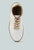 Monigue Faux Leather Cross Stitch Detail Sneakers