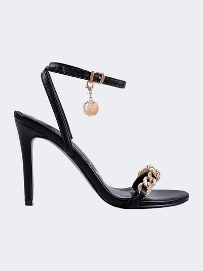 London Rag Mooning High Heeled Metal Chain Strap Sandals product