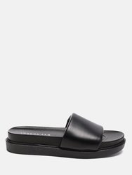 Moulded Pool Slides - Black