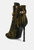 Moulin Ringed Stiletto Camouflage Ankle Boot