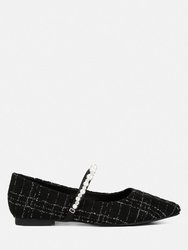 Mowie Mary Jane Flat - Black