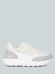 Nairobi the Non-Ordinary Lace Up Sneakers - White