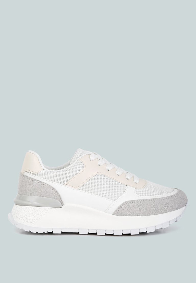 Nairobi the Non-Ordinary Lace Up Sneakers - White