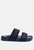 Nautic Casual Platforms Slides - Blue