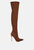 No Calm Superstretch Stiletto Long Boot - Tan