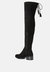 Nople Knee Boots With Drawstring