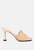 Ny Tour Braided Strap Heel Sandals - Beige