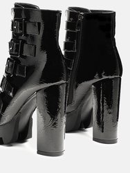 Ouzaki High Block Heeled Boots