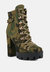 Palmetto Camouflage Ankle Boots