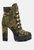 Palmetto Camouflage Ankle Boots - Khaki