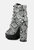 Palmetto Snake Skin Ankle Boots