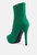 Patotie Lycra High Heel Ankle Boots