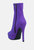 Patotie Lycra High Heel Ankle Boots