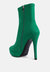 Patotie Lycra High Heel Ankle Boots