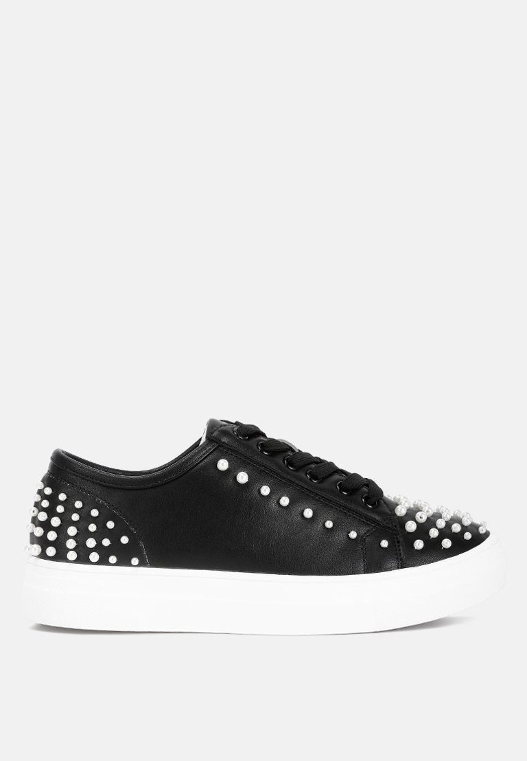 Pearly Sneakers - Black