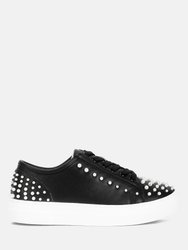 Pearly Sneakers - Black