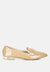 Peretti Flat Formal Loafers - Beige