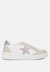 Perry Glitter Detail Star Sneakers - Grey