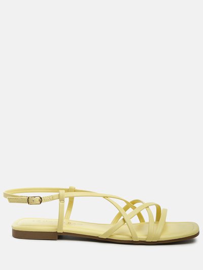 London Rag Petal Molly Cuddles Cross Strap Detail Flat Sandals product