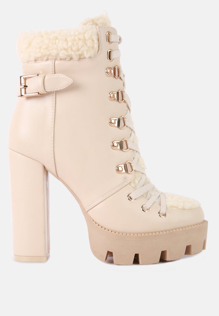 pines ankle boots - Beige