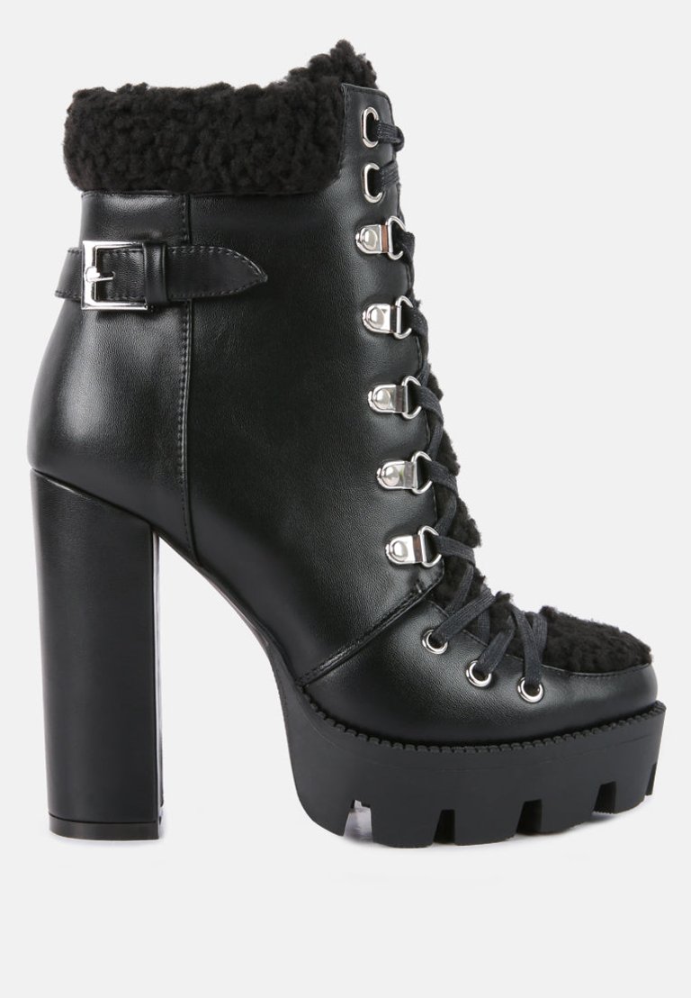 pines ankle boots - Black