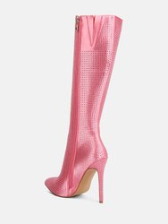 Pipette Diamante Set High Heeled Calf Boot