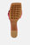 Playdoll Block Heel Sandal With Metal Chain Detail