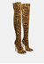 Pokey Suede Over The Knee Block Heeled Boots