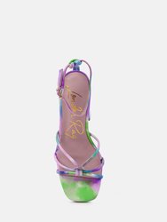 Prisma Tie-Dye High Platform Heeled Sandals