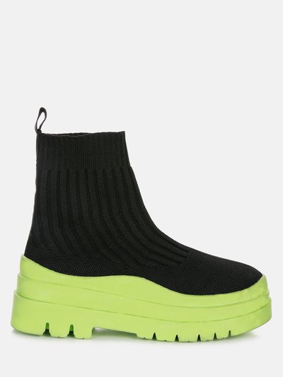 London Rag Quavo Knitted Platform Chunky Boots product