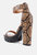 Rattle Snake Print Chunky High Block Heel Sandals