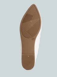 Rikhani Quilted Detail Ballet Flats