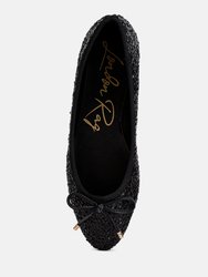 Ringo Sequin Embellished Ballet Flats