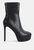 Rossetti Stretch Pu High Heel Ankle Boots