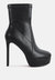 Rossetti Stretch Pu High Heel Ankle Boots