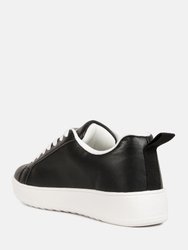 Rouxy Faux Leather Sneakers