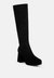 Ryo Calf-Length Micro Suede Boots