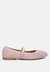 Sassie Pearl Embellished Ballerina Flats - Pink