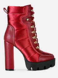 Scotch Ankle Boots - Burgundy