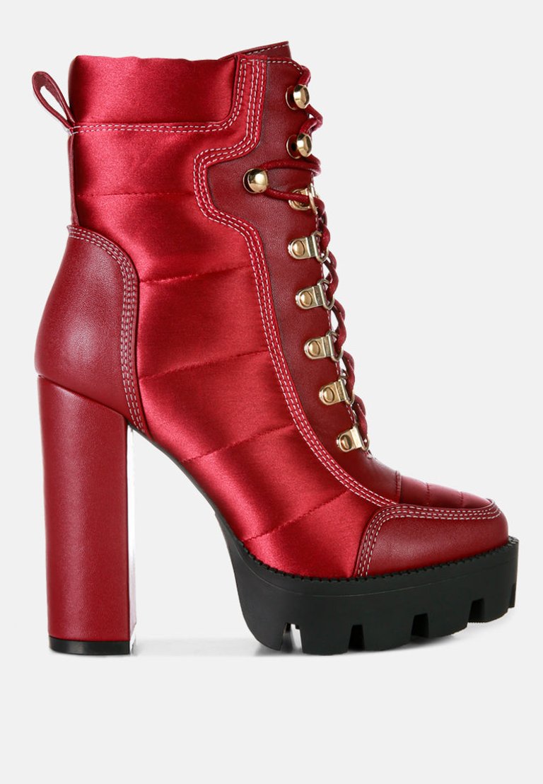 Scotch Ankle Boots - Burgundy