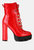 Scotch Ankle Boots - Red